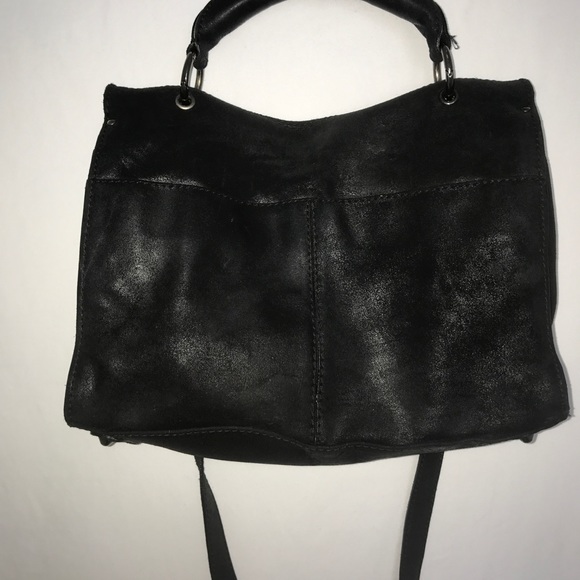 CARVEN Distressed Leather Handbag - Picture 2 of 5